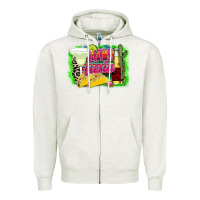 Oatmeal Heather Lets Fiesta Zipper Hoodie - CowhideDigitalArt