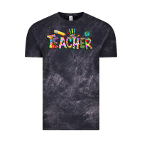 Cloud Black Autism Teacher Vintage Tee - NancyCooperArtShop
