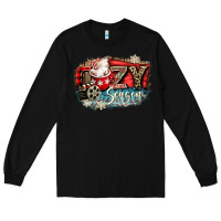 Black cozy season Long Sleeve Tee - CowGirlArtShop