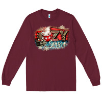 Burgundy cozy season Long Sleeve Tee - CowGirlArtShop