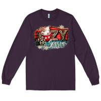 Plum cozy season Long Sleeve Tee - CowGirlArtShop