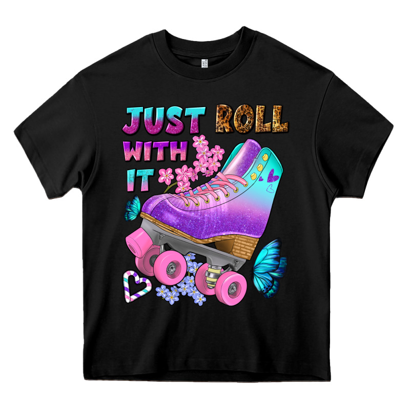 Just Roll With It Heavy Core Tee by BundleAndBundleShop | Teevron