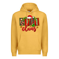 Mustard Christmas Gigi Claus Premium Hoodie - FaDigitalArtStudio