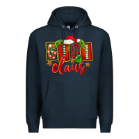 Navy Christmas Gigi Claus Premium Hoodie - FaDigitalArtStudio