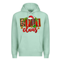 Seafoam Christmas Gigi Claus Premium Hoodie - FaDigitalArtStudio