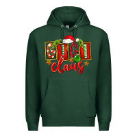 Sports Green Christmas Gigi Claus Premium Hoodie - FaDigitalArtStudio