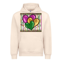 Sandshell mardi gras heart Urban Hoodie - BarkalooDesign