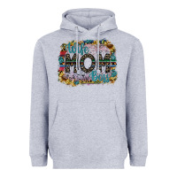 Heather Grey wife mom boss Heavyweight Hoodie - SublimationCraftShop