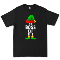 Black Boss Elf Matching Family Christmas Premium Tee - lanVoArt