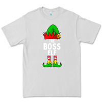 Dove Grey Boss Elf Matching Family Christmas Premium Tee - lanVoArt