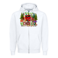 White it's The Most Wonderful Time of the year Zipper Hoodie - CowhideDigitalArt
