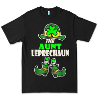 Black funny the aunt irish leprechaun st patricks day gift t shirt Premium Tee - lanVoArt