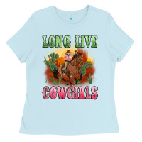 Baby Blue long live cowgirls artiststas Ladies Tee - Artiststas