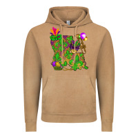 Louisiana Map Mardi Gras Vintage Hoodie | Teevron