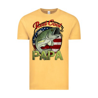 Vintage Mustard reel cool papa fishing Vintage Tee - Jasminsmagicworld