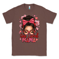 Chestnut one loved mama messy bun Classic Tee - texasbilliewilder
