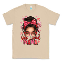 Mushroom one loved mama messy bun Classic Tee - texasbilliewilder