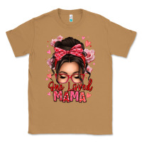 Toasted Coconut one loved mama messy bun Classic Tee - texasbilliewilder