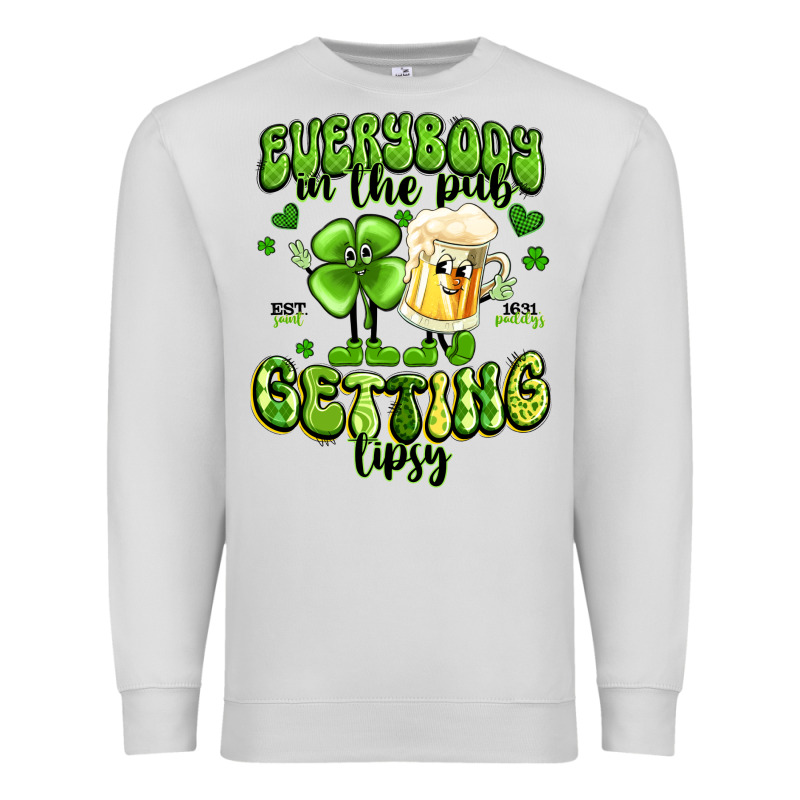 Everybody In The Pub Getting Tipsy Artiststas Premium Sweatshirt by Artiststas | Teevron