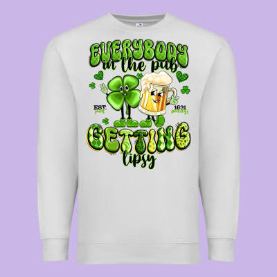 Everybody In The Pub Getting Tipsy Artiststas Premium Sweatshirt Designed By Artiststas