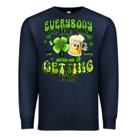 Navy everybody in the pub getting tipsy artiststas Premium Sweatshirt - Artiststas