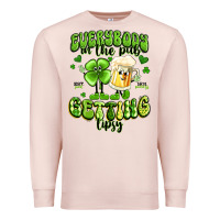 Pale Pink everybody in the pub getting tipsy artiststas Premium Sweatshirt - Artiststas
