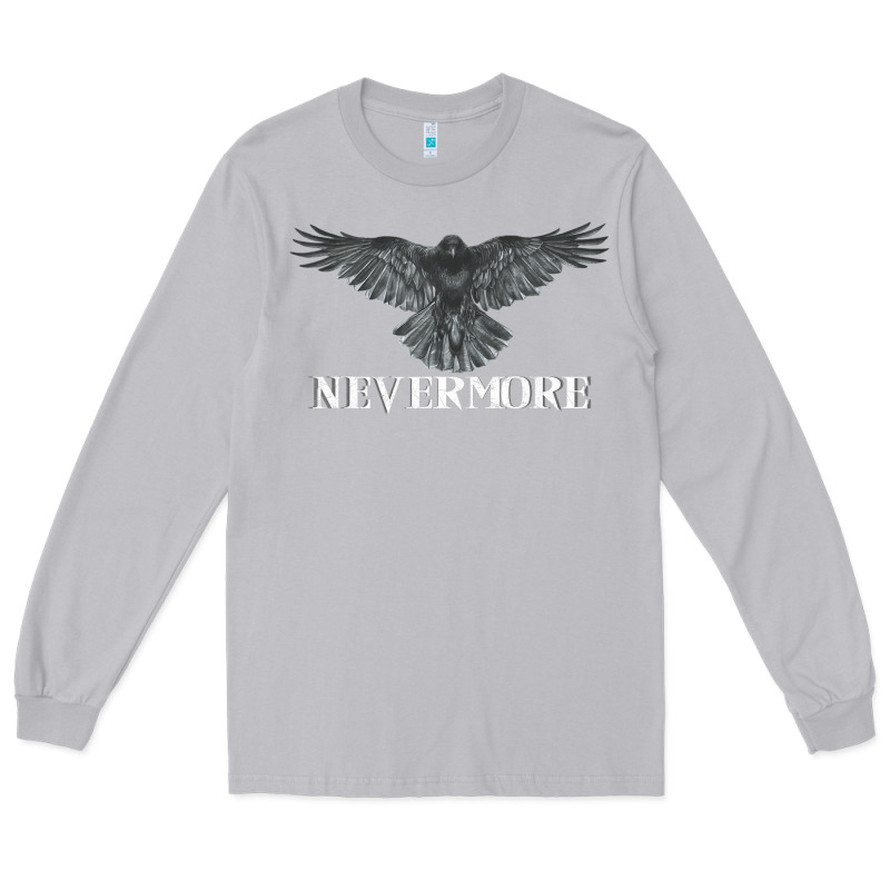 Hot Trend Raven Nevermore Poetry Halloween Edgar Allan Poe Long Sleeve Tee by lanVoArt | Teevron