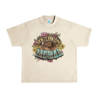 Sandshell Southern Memal western flowers Urban Heavy Tee - HowdyJamesFarm