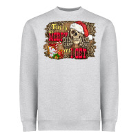 Heather Grey this is as merry as i get skull Heavyweight Sweatshirt - FaDigitalArtStudio