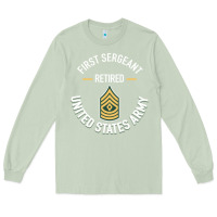 Matcha first sergeant 1sg retired army military retirement gifts long sleeve Long Sleeve Tee - lanVoArt