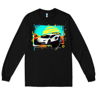 Black Lam borghini Aventador SVJ gift Long Sleeve Tee - lanVoArt