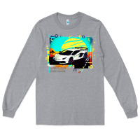 Heather Grey Lam borghini Aventador SVJ gift Long Sleeve Tee - lanVoArt