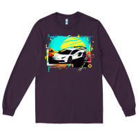 Plum Lam borghini Aventador SVJ gift Long Sleeve Tee - lanVoArt