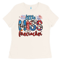 Bone little miss firecracker 4th of july Ladies Tee - Artiststas
