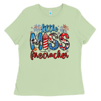 Matcha little miss firecracker 4th of july Ladies Tee - Artiststas