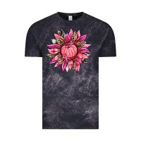Cloud Black breast cancer sunflower Vintage Tee - texasbilliewilder