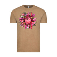 Vintage Coffee breast cancer sunflower Vintage Tee - texasbilliewilder