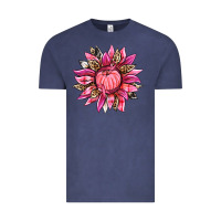 Vintage Denim breast cancer sunflower Vintage Tee - texasbilliewilder