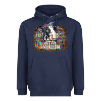 Navy autism awareness2 Heavyweight Hoodie - SublimationCraftShop