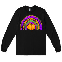 Black halloween rainbow Long Sleeve Tee - Jasminsmagicworld