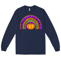 Navy halloween rainbow Long Sleeve Tee - Jasminsmagicworld