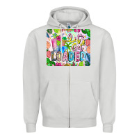 Dove Grey Lets Get Loaded Mouse Pad Zipper Hoodie - CowhideDigitalArt