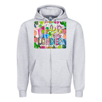 Heather Grey Lets Get Loaded Mouse Pad Zipper Hoodie - CowhideDigitalArt