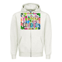 Oatmeal Heather Lets Get Loaded Mouse Pad Zipper Hoodie - CowhideDigitalArt