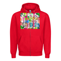 Red Lets Get Loaded Mouse Pad Zipper Hoodie - CowhideDigitalArt