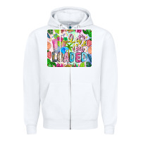 White Lets Get Loaded Mouse Pad Zipper Hoodie - CowhideDigitalArt