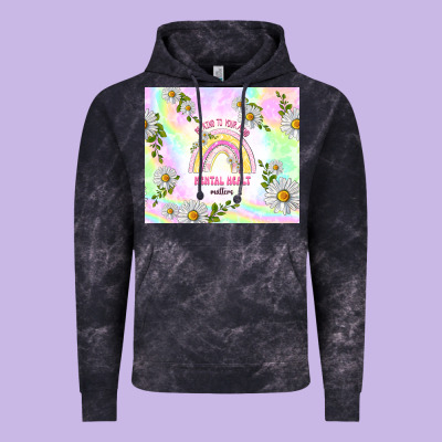 Mental Health Matters Vintage Hoodie Designed By Tumblerdesignbyshophia