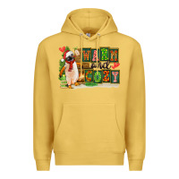 Antique Gold Warm And Cozy Penguin Premium Hoodie - FaDigitalArtStudio