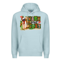 Blue Mist Warm And Cozy Penguin Premium Hoodie - FaDigitalArtStudio