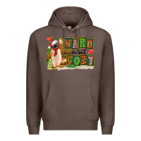 Coffee Warm And Cozy Penguin Premium Hoodie - FaDigitalArtStudio